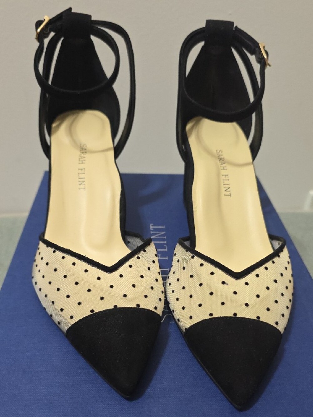 Sarah Flint Parker Sling 50 Heels Size 7 / 37 BNIB